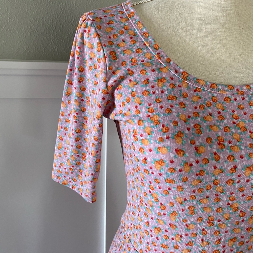 Lularoe nicole dress, fitted & floral